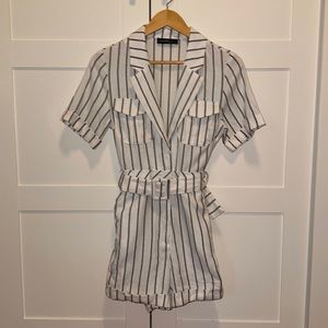 ViciDolls Blue and White Striped Romper